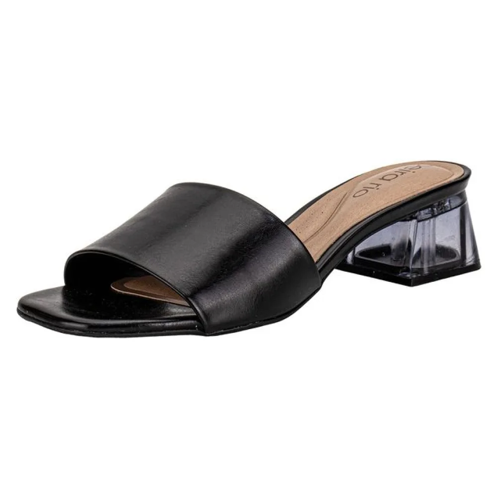 Tamanco Feminino Salto Grosso Beira Rio 8468210 PRETO 34