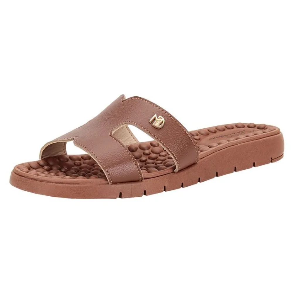 Tamanco Feminino Flat Modare 7162330 CHOCOLATE 35