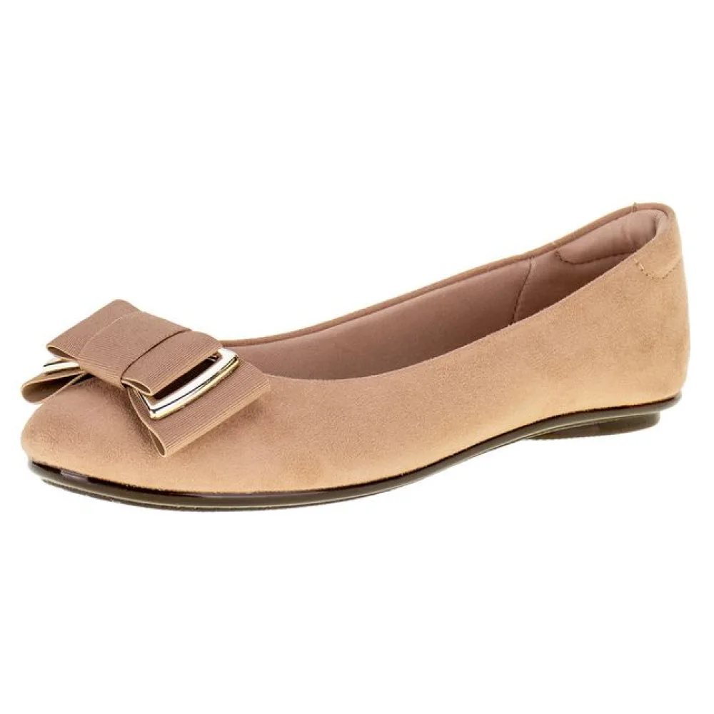 Sapatilha Feminina Moleca - 5642319 BEGE 36
