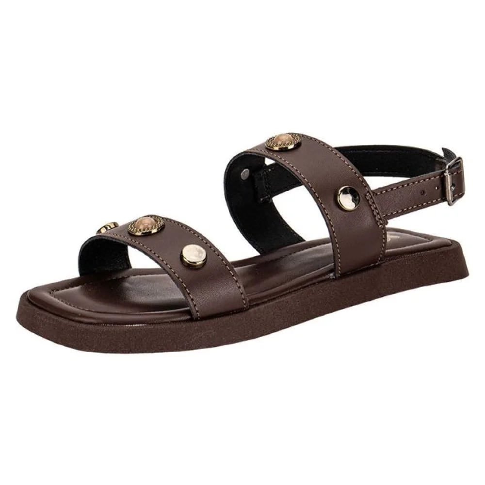 Sandália Infantil Feminina NilQi 40002 CHOCOLATE 28