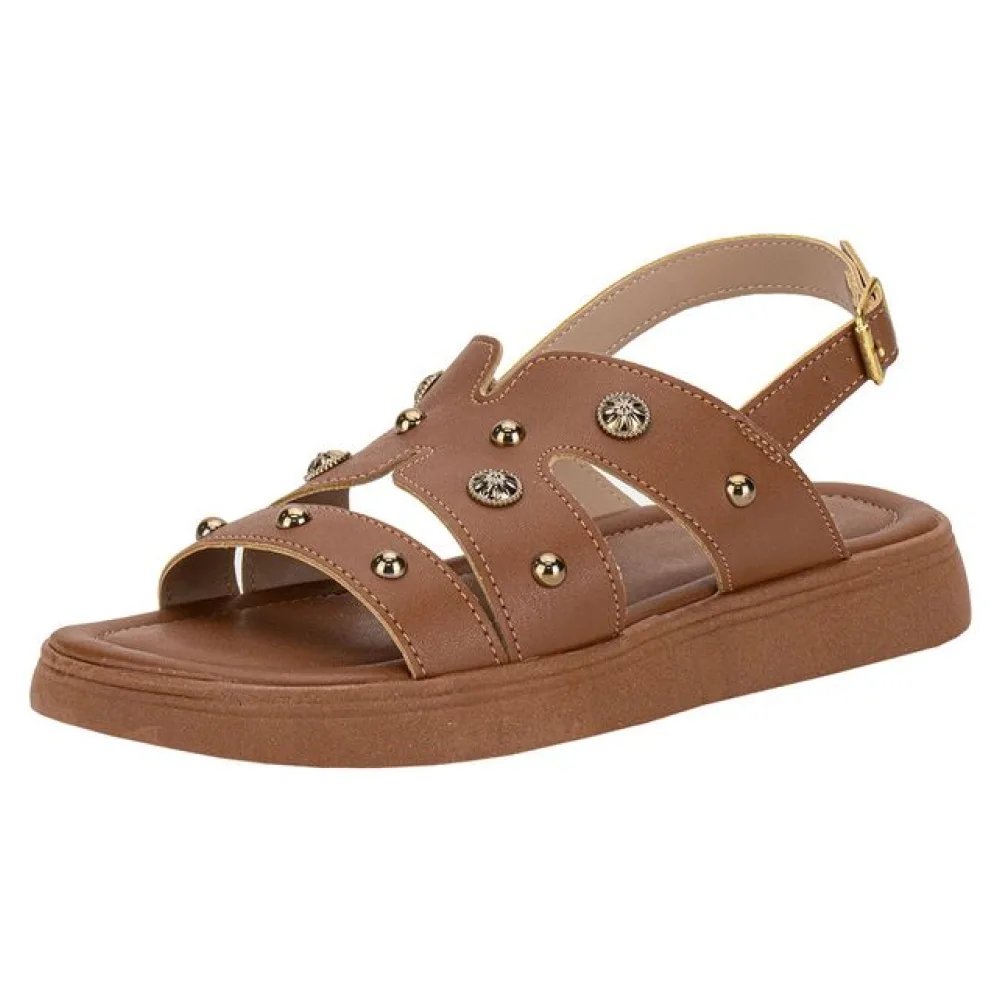 Sandália Infantil Feminina NilQi 36004 CARAMELO 28