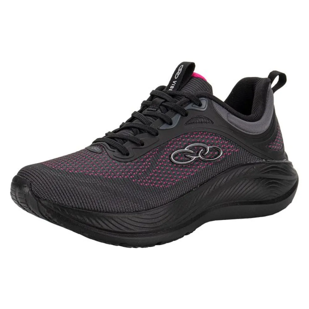 Tênis Feminino Vibe Olympikus 43697386 PRETO/ROSA 34