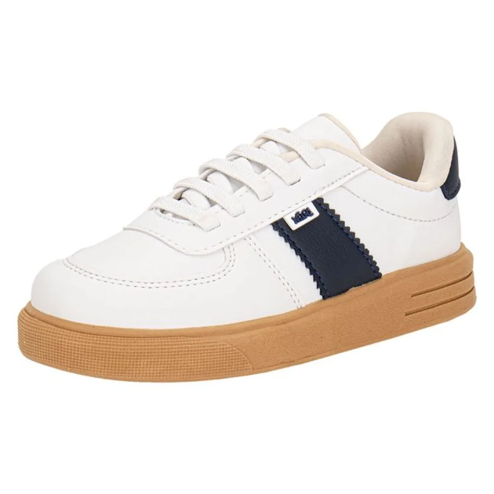 Tênis Infantil Masculino NilQi 23202 BRANCO/AZUL 28
