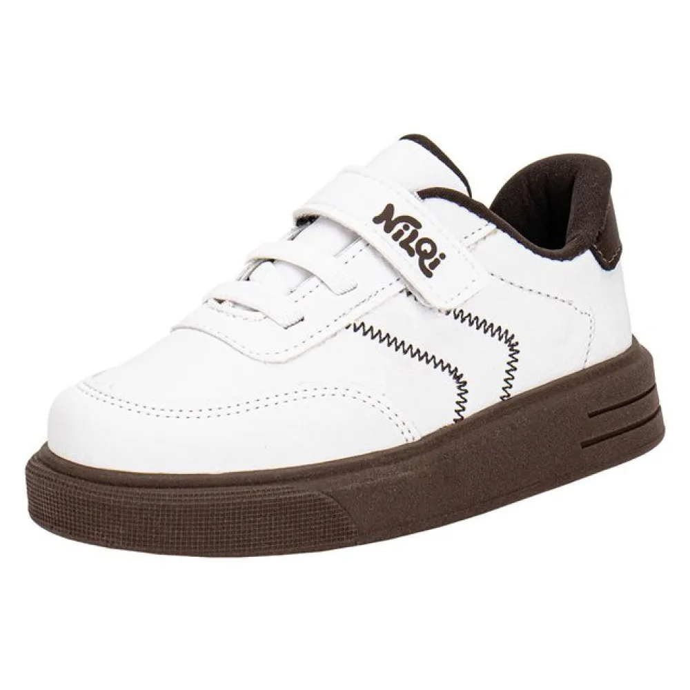 Tênis Infantil Masculino NilQi 2177 BRANCO 22