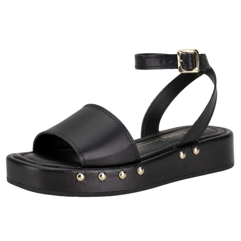 Sandália Feminina Flat Dakota DB052 PRETO 35