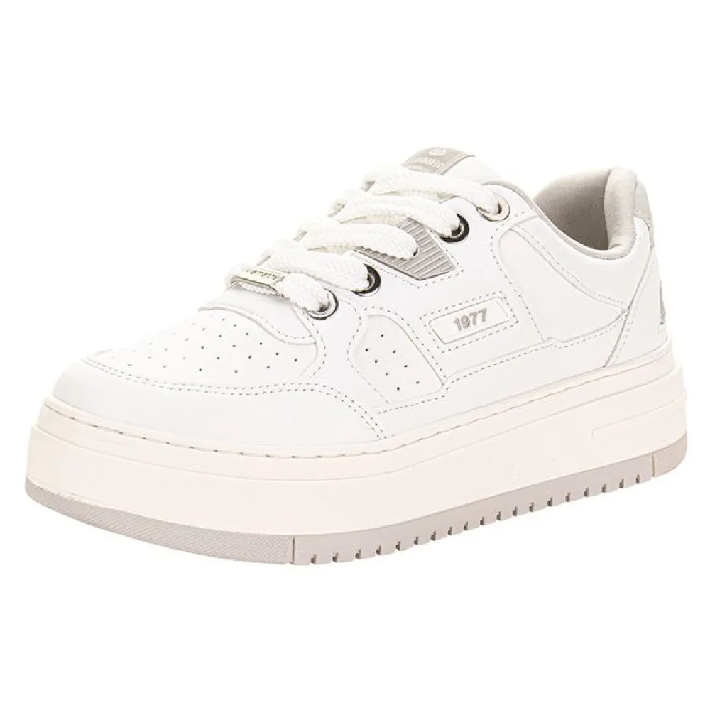Tênis Feminino Casual Via Marte 306001 BRANCO/CINZA 34