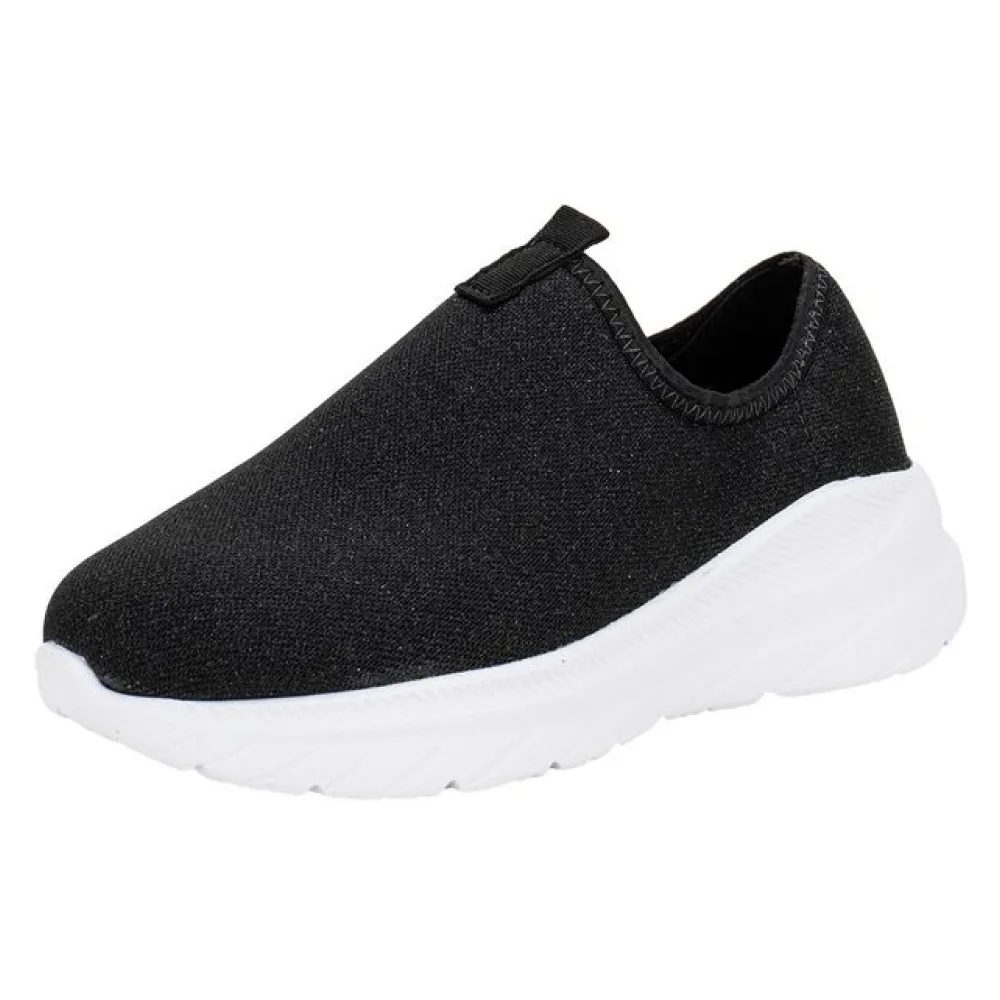 Tênis Infantil Feminino Slip On Molekinha 2584100 PRETO 26