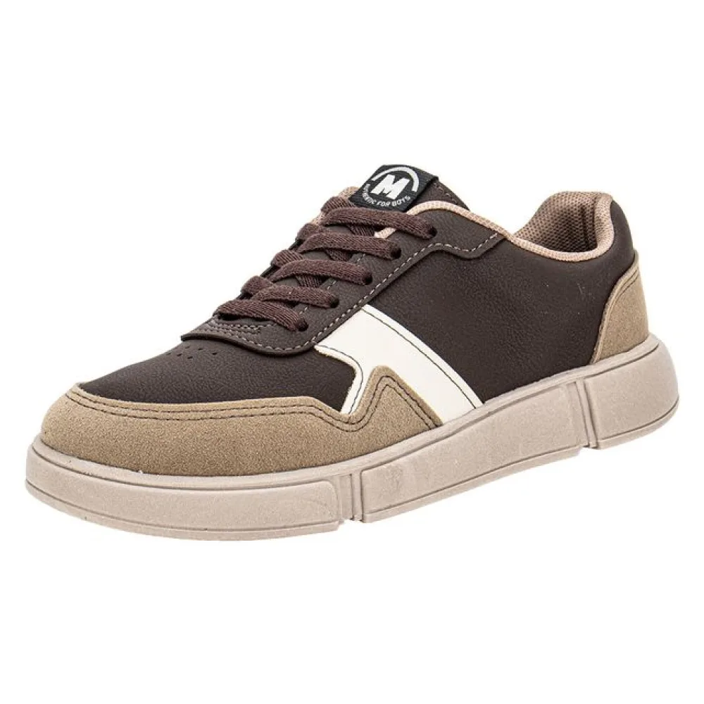 Tênis Infantil Masculino Molekinho 2838123 CAFÉ/BEGE 27