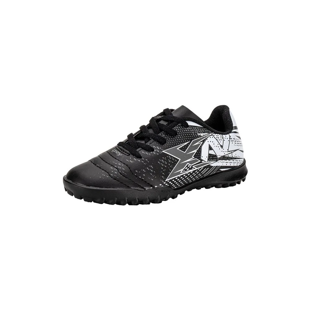 Chuteira Infantil Society Dynamic 4 Oxn 386 PRETO/CINZA 28