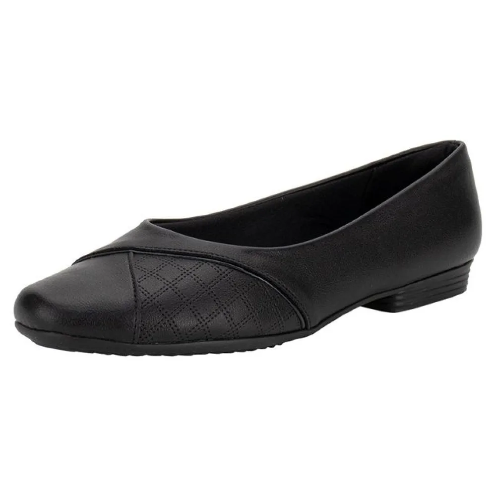 Sapatilha Feminina Flat Piccadilly 250265 PRETO 34