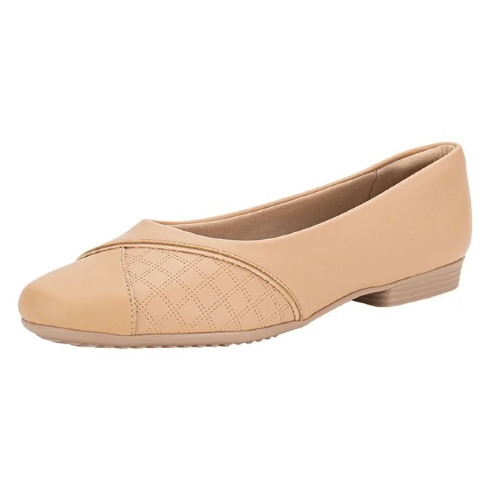 Sapatilha Feminina Flat Piccadilly 250265 BEGE 34