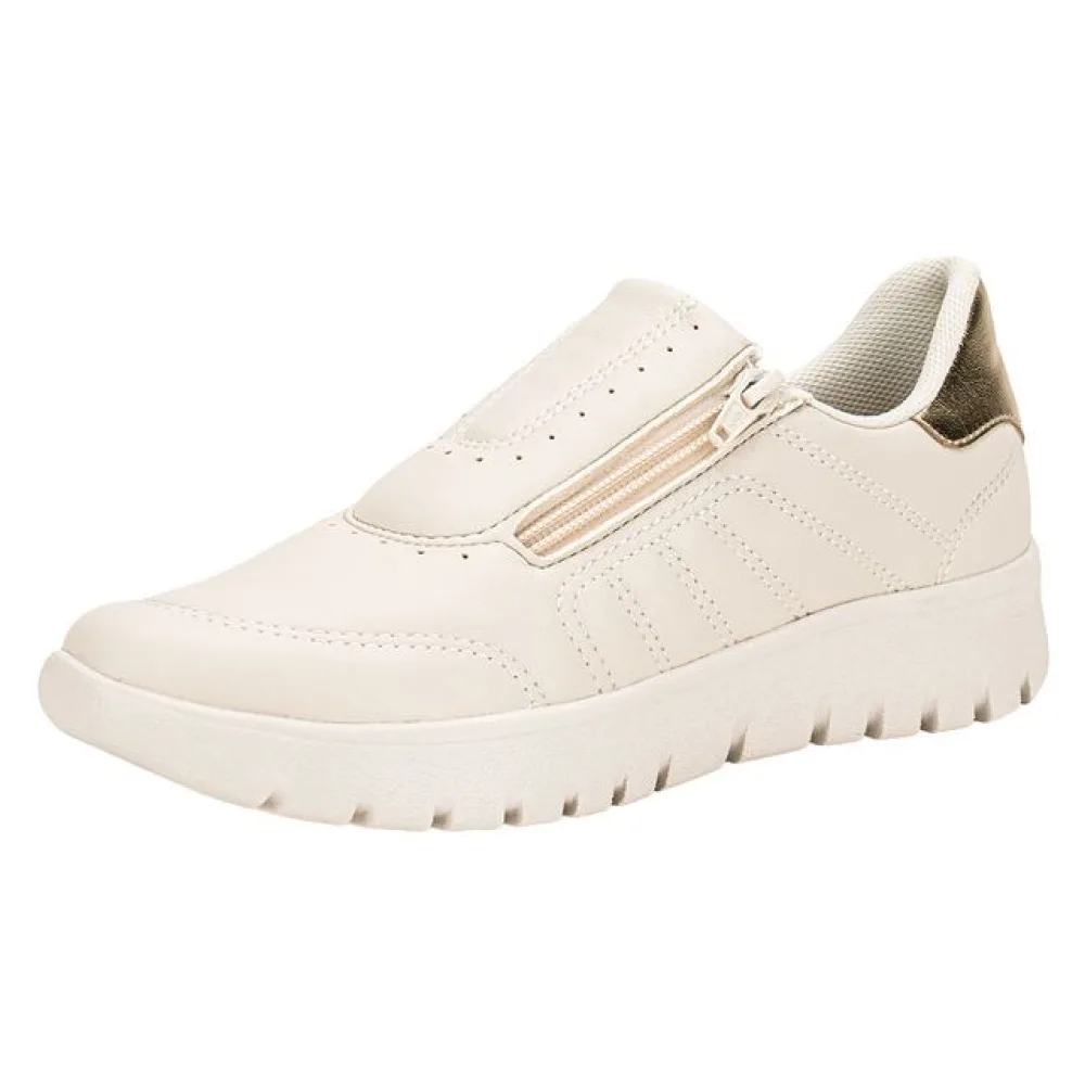 Tênis Feminino Slip On Piccadilly 950047 MARFIM 34