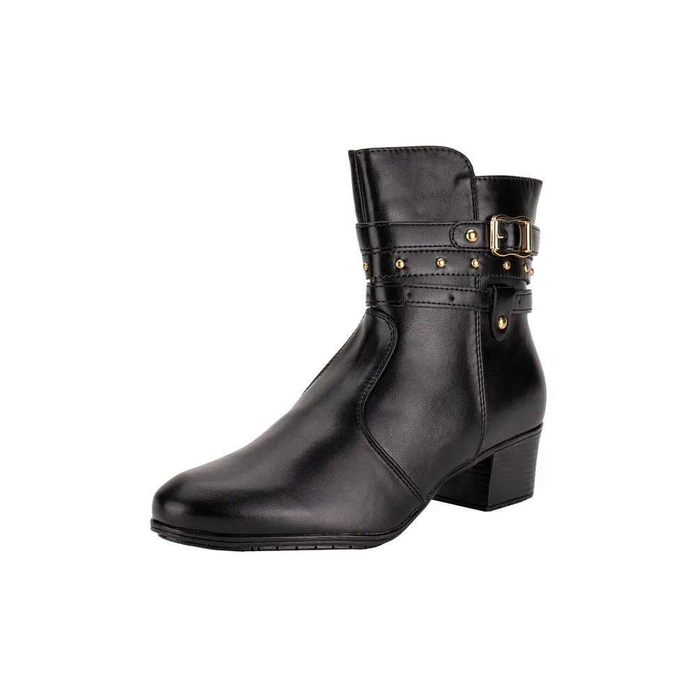 Bota Feminina Cano Baixo Mooncity 72301 PRETO 34