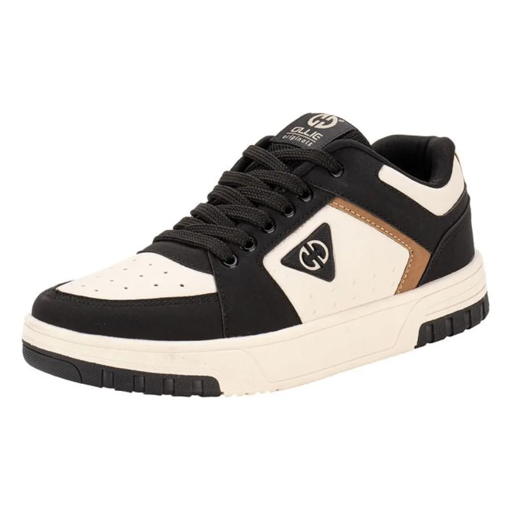 Tênis Masculino Volt 2 Ollie 401 BEGE/PRETO 37