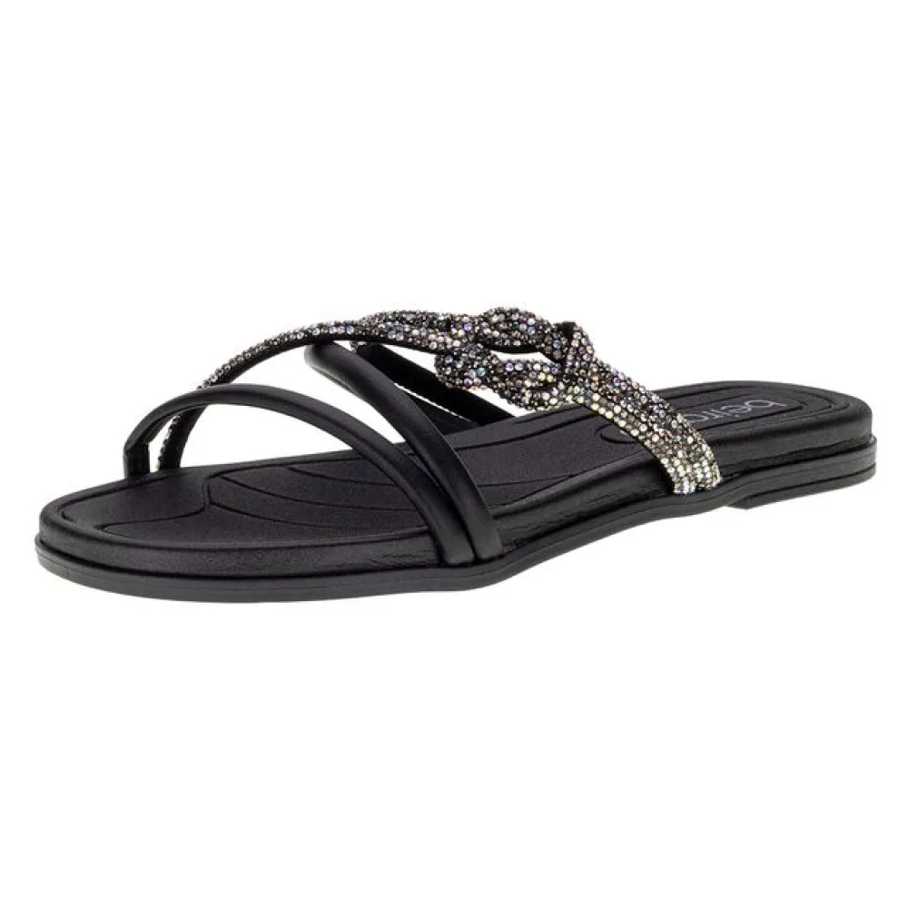 Tamanco Feminino Flat Beira Rio 8507112 PRETO 34