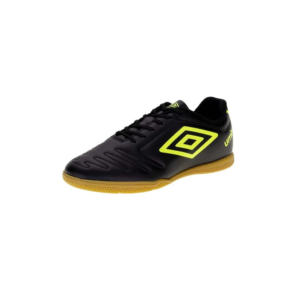 Chuteira Masculina Futsal Indoor Class Umbro - U01FB005013 PRETO/VERDE 39