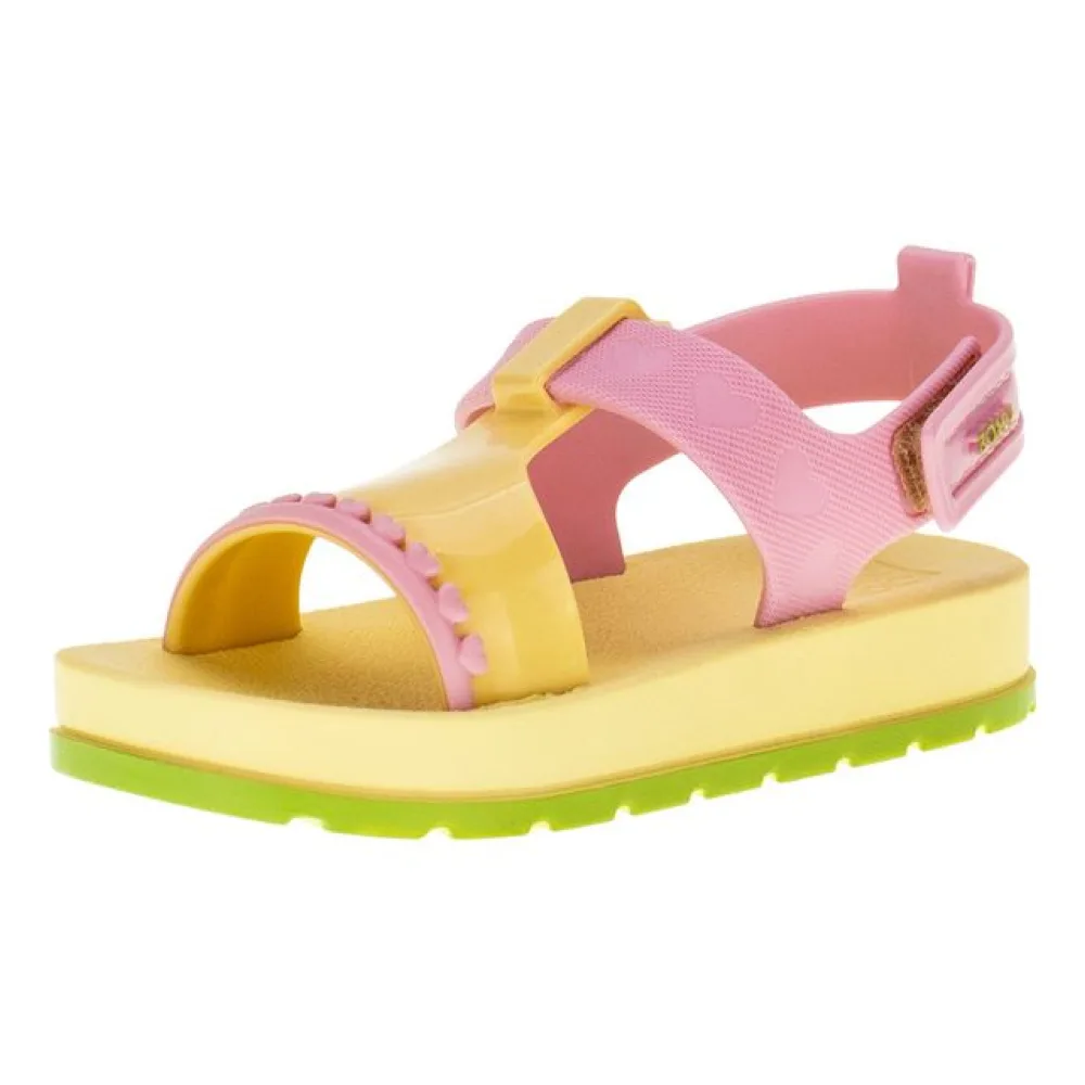 Sandália Infantil Aconchego Zaxynina - 18860 AMARELO 17/18