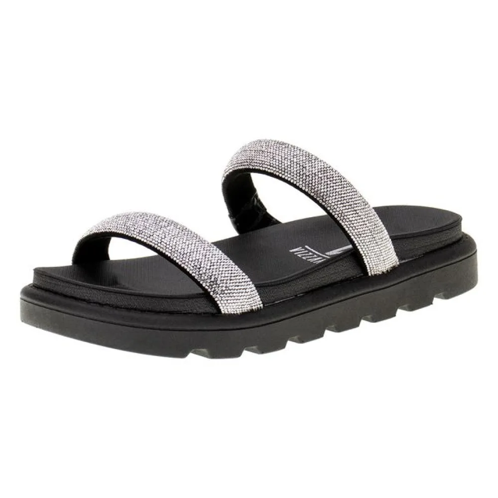 Tamanco Feminino Flat Vizzano - 6459110 PRETO 34