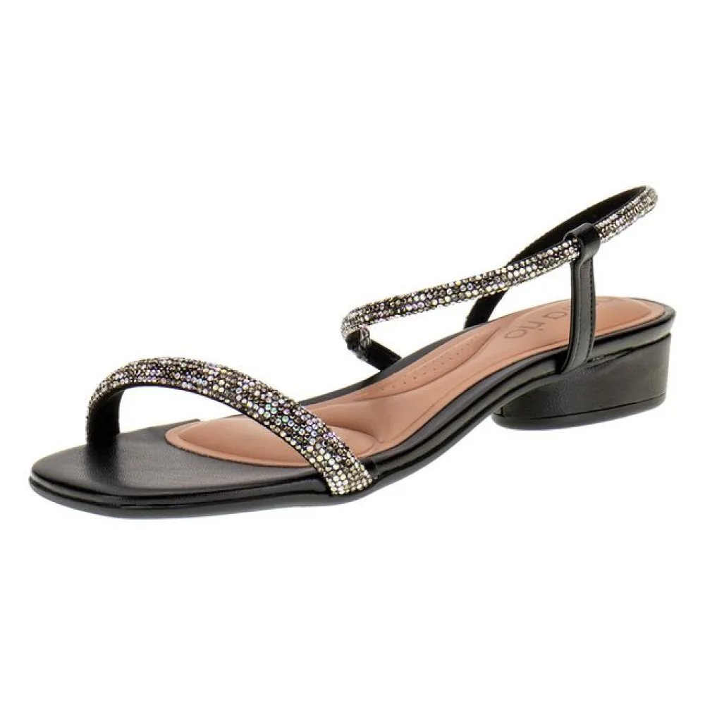Sandália Feminina Salto Grosso Beira Rio - 8504108 PRETO 35