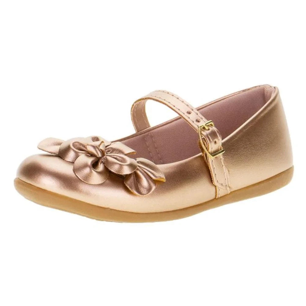 Sapatilha Infantil Feminina Lily Kids 18144 BRONZE 21