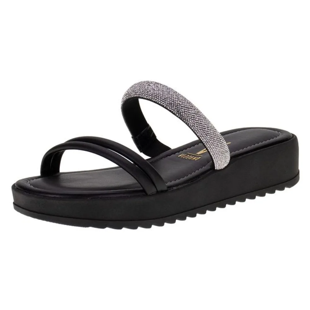 Tamanco Feminino Flat Vizzano 6492310 PRETO 35