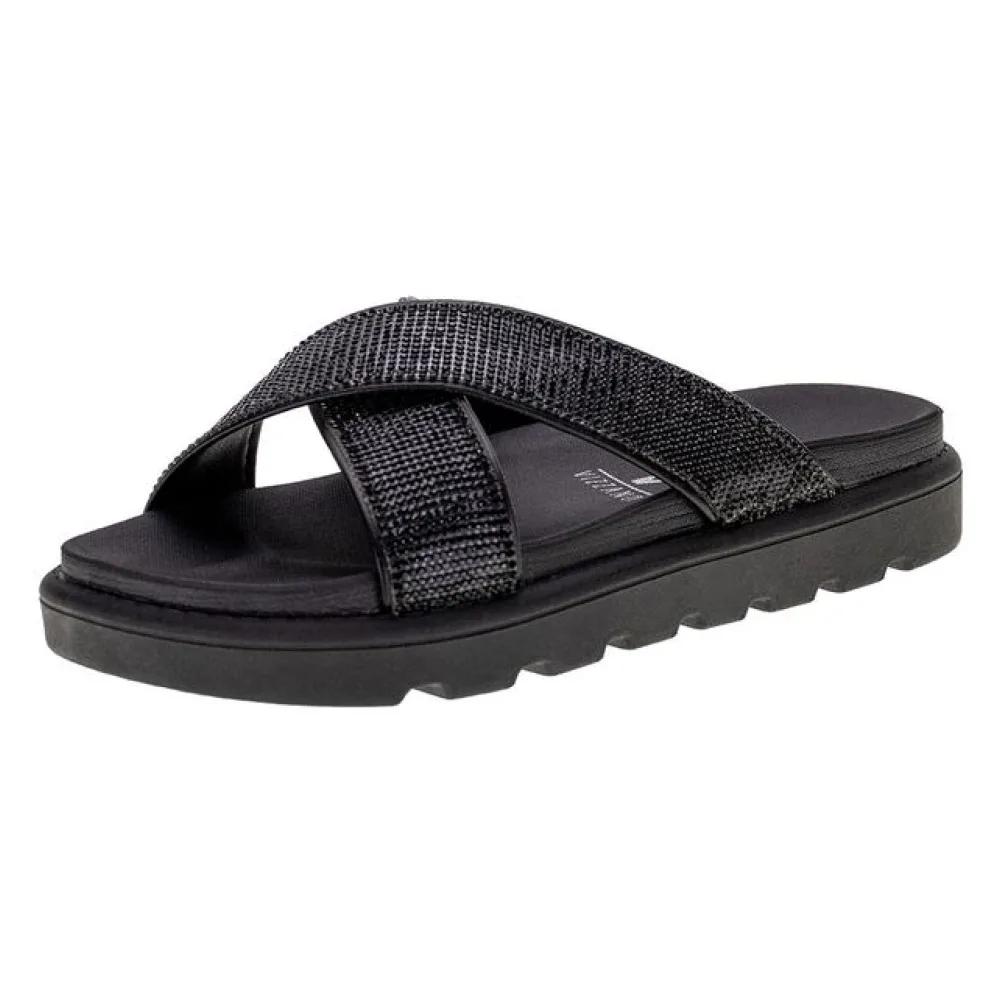 Tamanco Feminino Flat Vizzano 6459122 PRETO 34