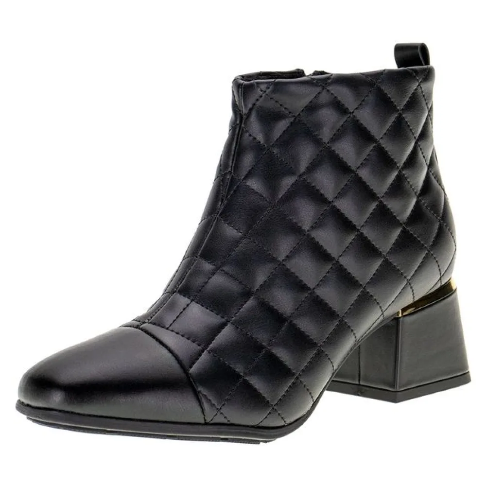 Bota Feminina Cano Baixo Modare 7082100 PRETO 34