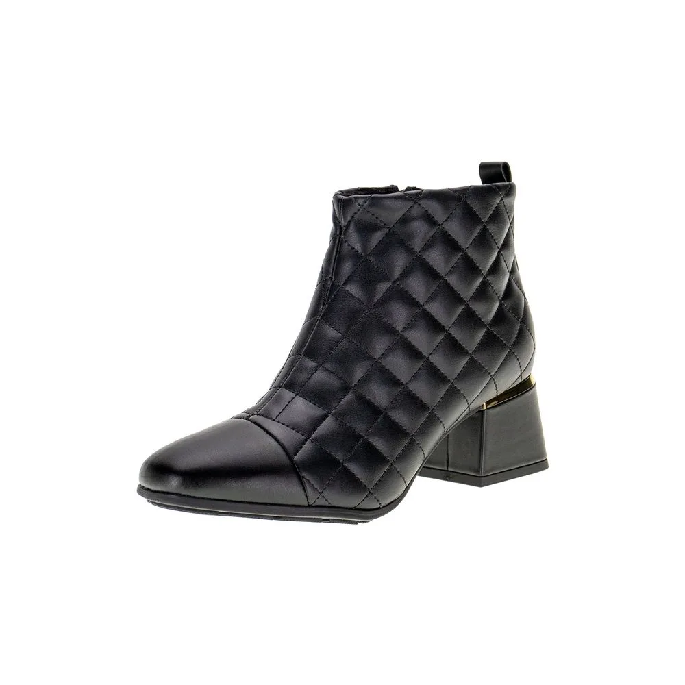 Bota Feminina Cano Baixo Modare 7082100 PRETO 34