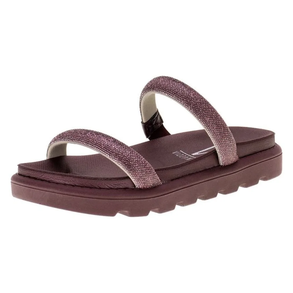Tamanco Feminino Flat Vizzano 6459110 VINHO 35