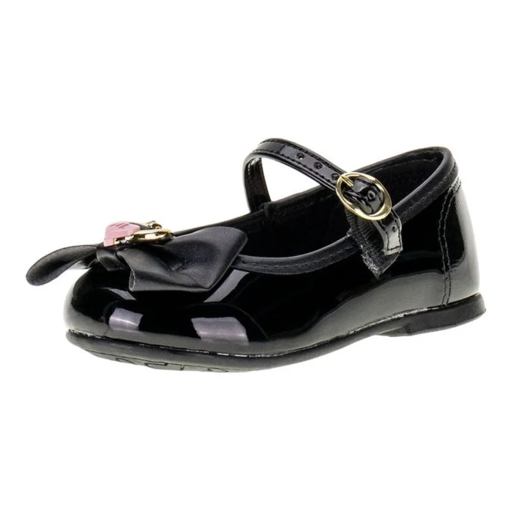 Sapatilha Infantil Feminina Baby Molekinha - 21061030 VERNIZ/PRETO 20