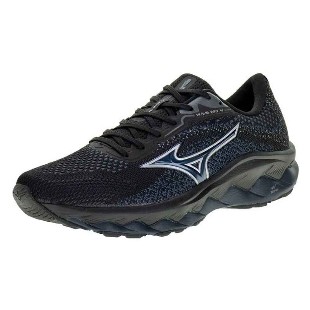 Tênis Masculino Wave Way 4 Mizuno 101083083 PRETO/AZUL 38