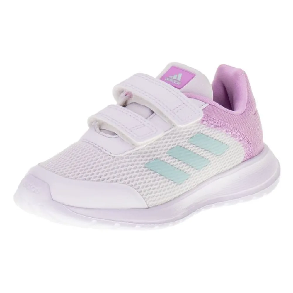 Tênis Infantil Feminino Tensaur Run 2.0 Adidas IG8570 BRANCO/ROSA 23