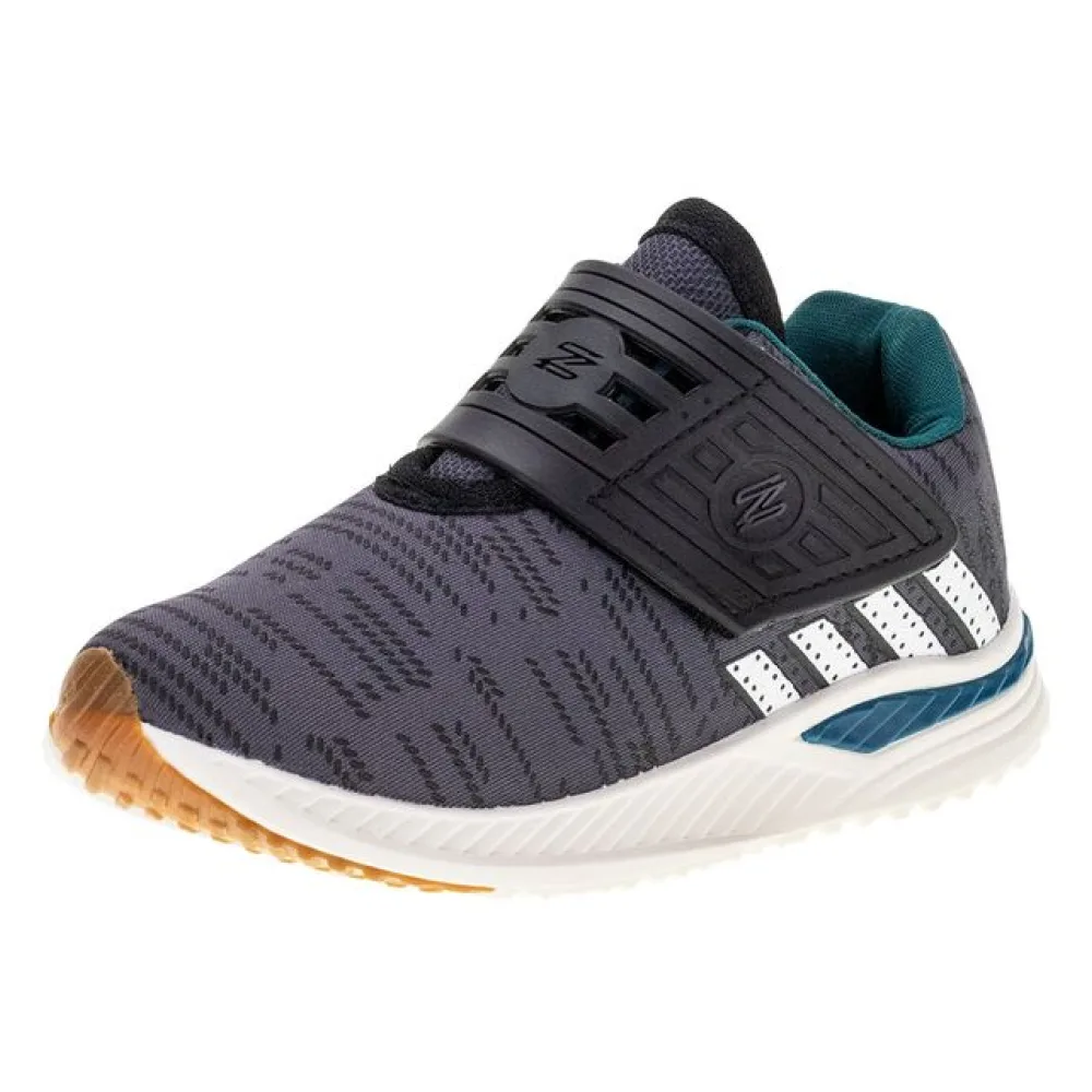 Tênis Infantil Masculino Zeuz 94KX CINZA/VERDE 33