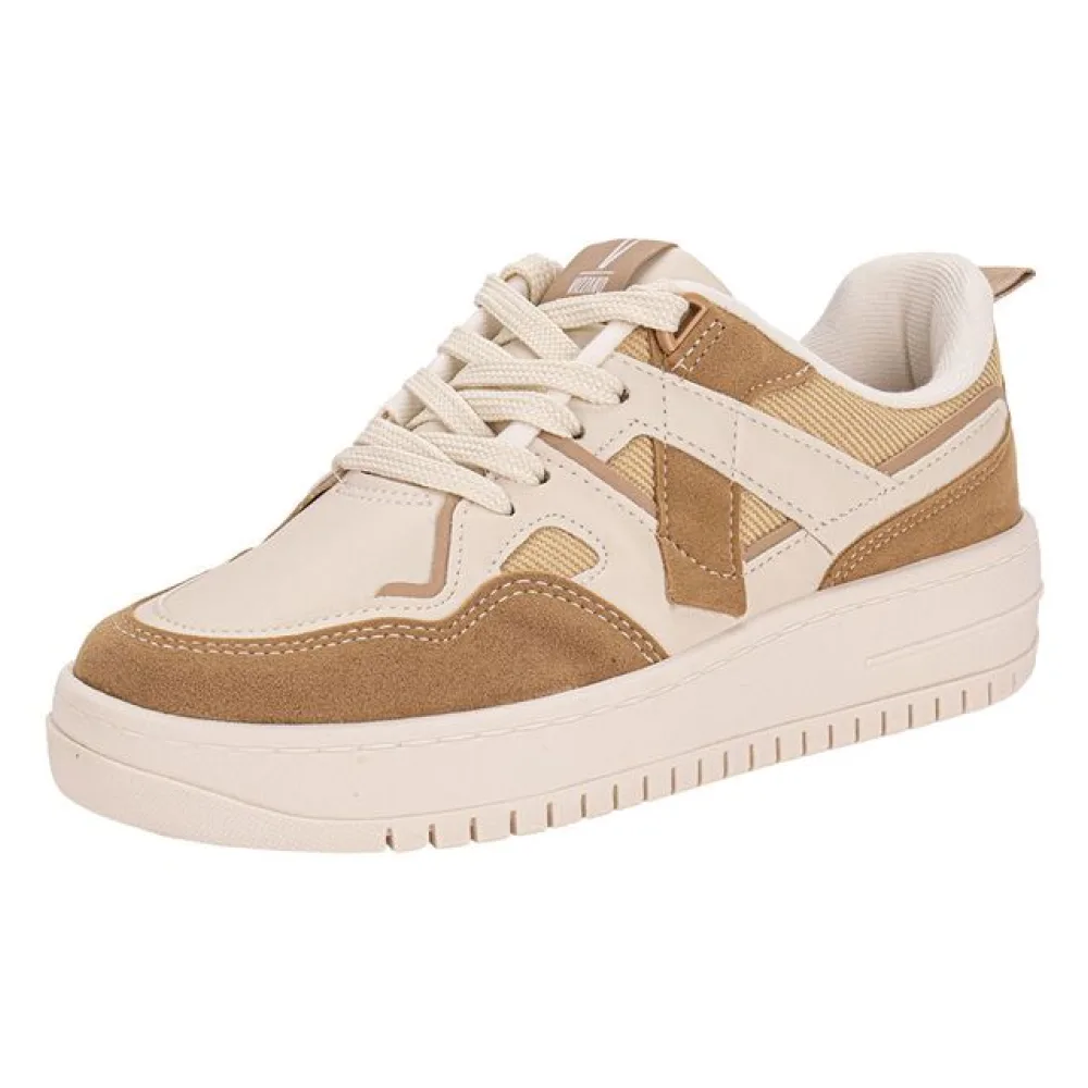 Tênis Feminino Casual Vizzano 1389125 CAFÉ/BEGE 34
