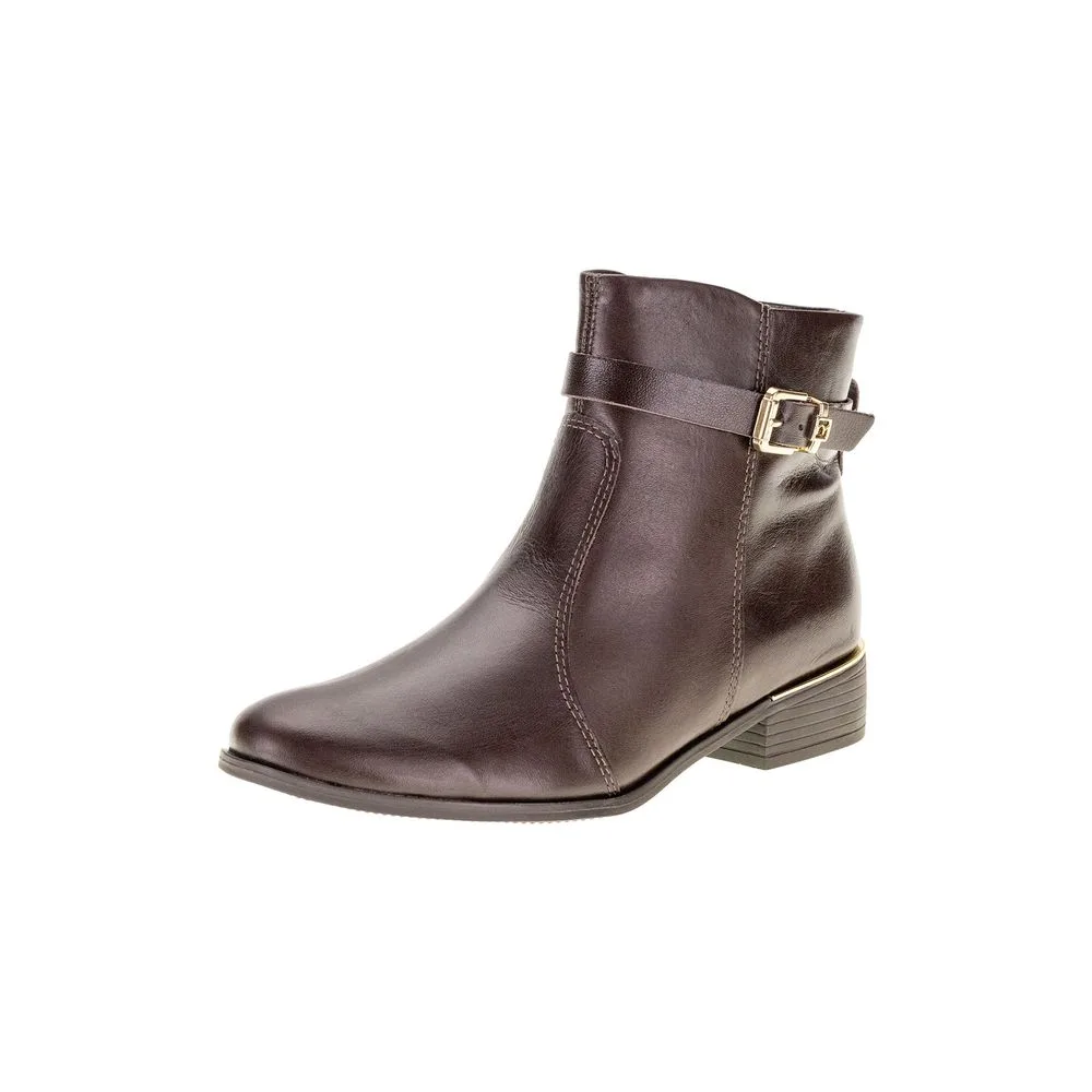Bota Feminina Cano Baixo Ramarim 2453104 CAFÉ 34