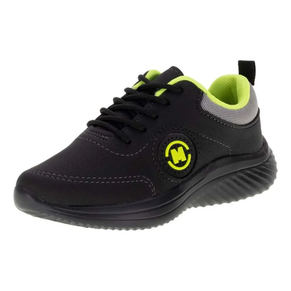 Tênis Infantil Masculino Molekinho 2832125 PRETO/VERDE 27