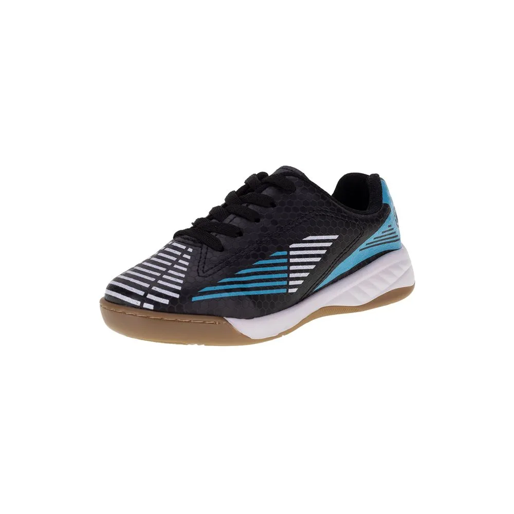 Chuteira Infantil Masculina Indoor Molekinho 2856103 PRETO/AZUL 27