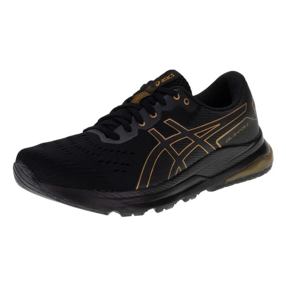 Tênis Masculino Gel Shinobi 2 Asics 1011B818 PRETO/BEGE 41