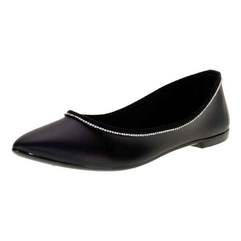 Sapatilha Feminina Flat Moleca 5727128 PRETO 34