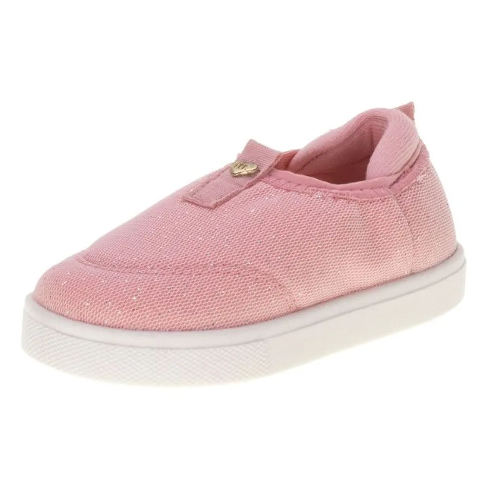 Tênis Infantil Baby Slip On Molekinha 2118570 ROSA 17