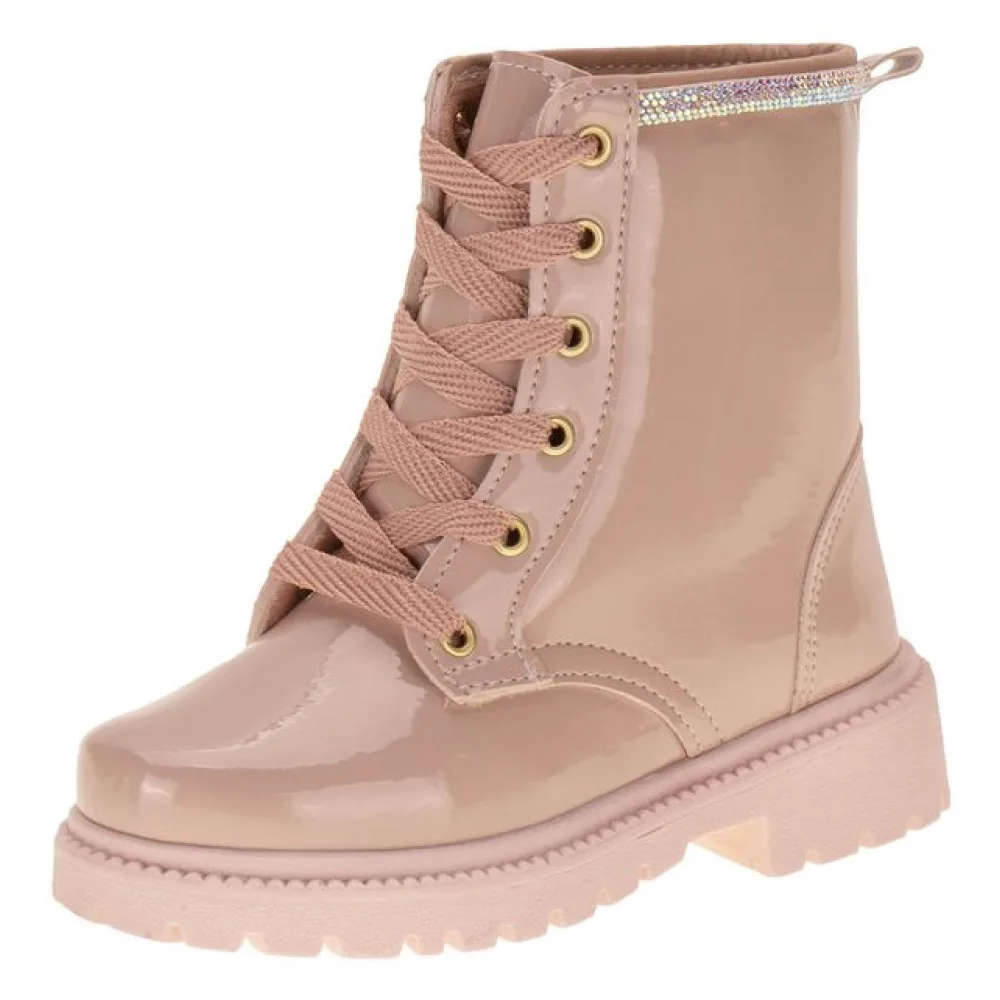 Bota Infantil Feminina Coturno Gracinha 0087 ROSA 28
