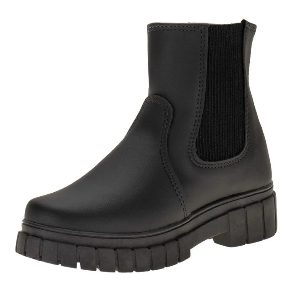 Bota Infantil Feminina Fuffy 16532 PRETO 30
