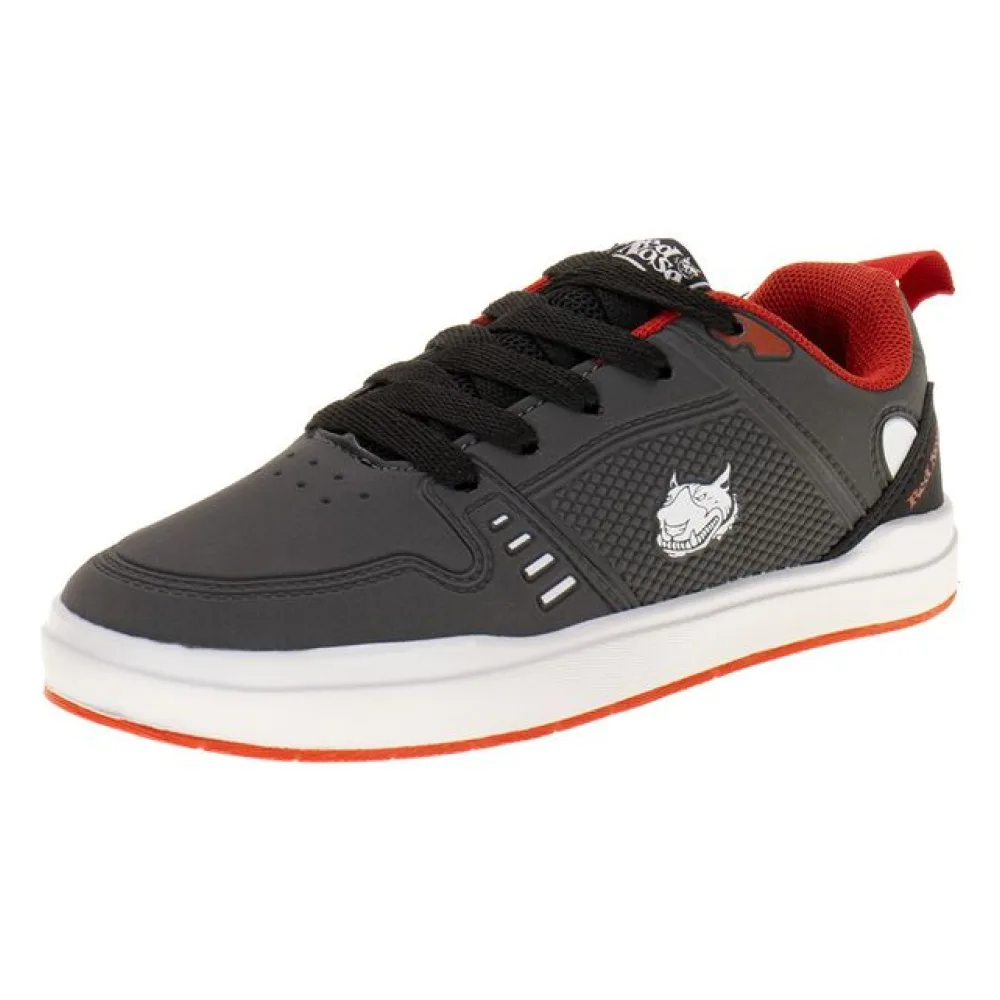 Tênis Infantil Masculino Jheypi Red Nose 289 CINZA/VERMELHO 29