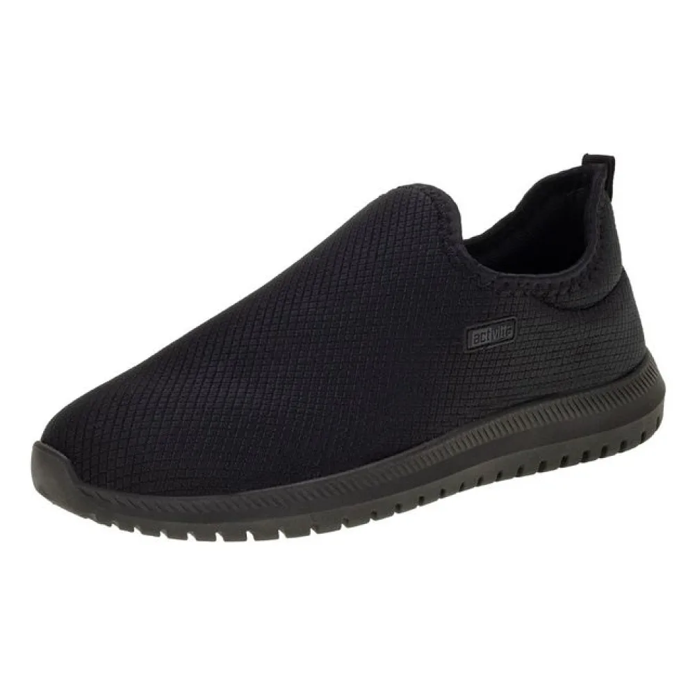 Tênis Masculino Slip On Actvitta 4914214 PRETO 37