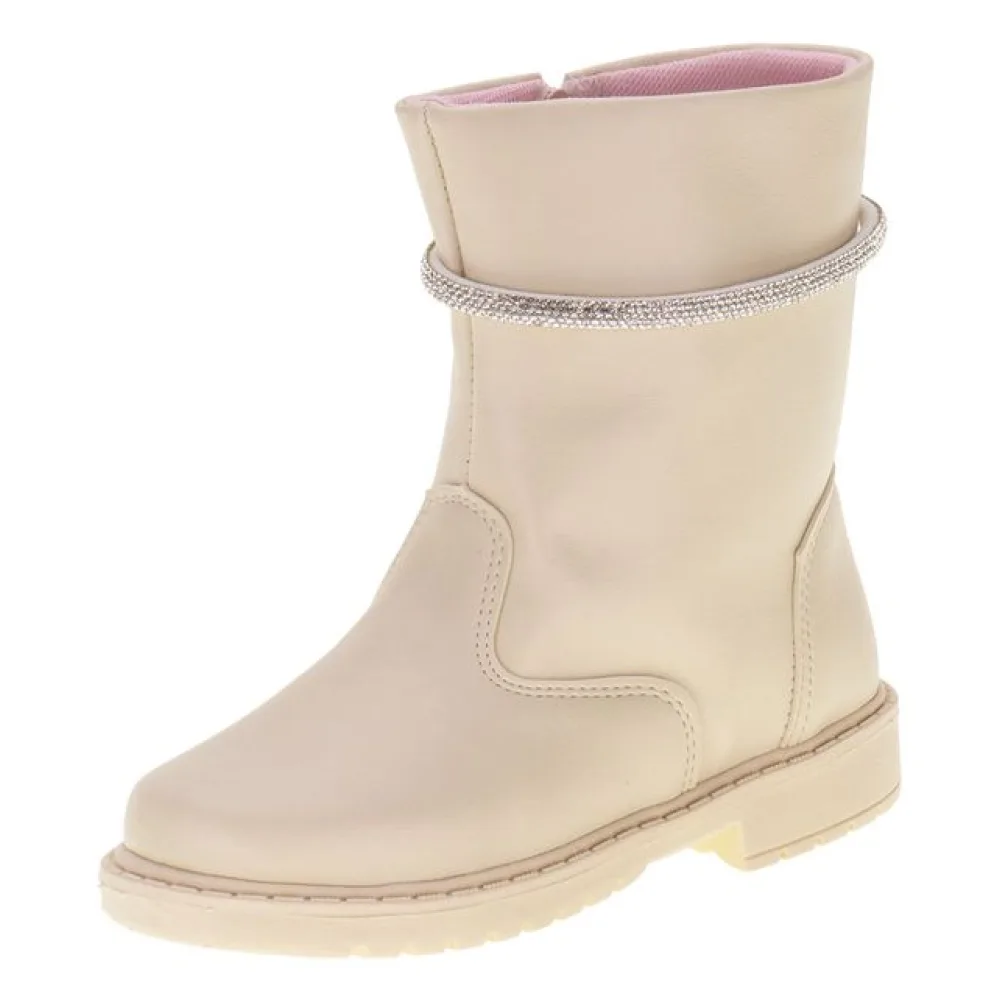 Bota Infantil Feminina Doce Menina 1501 MARFIM 21