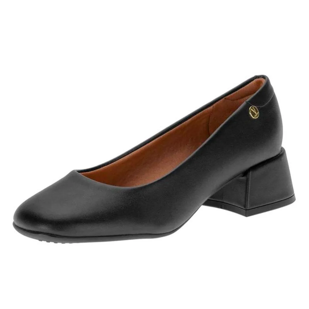 Sapato Feminino Salto Grosso Vizzano 1426100 PRETO 35