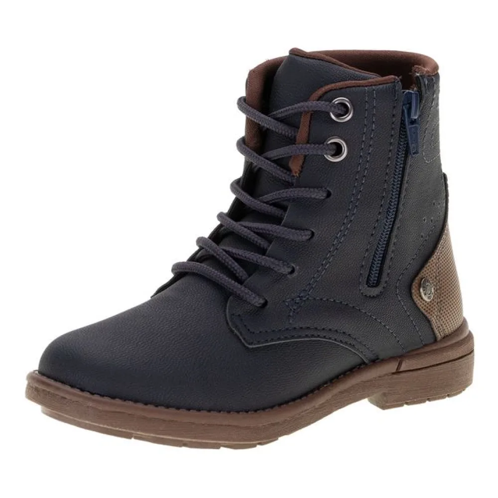 Bota Infantil Masculina Walk Kidy 0860109 MARINHO 33