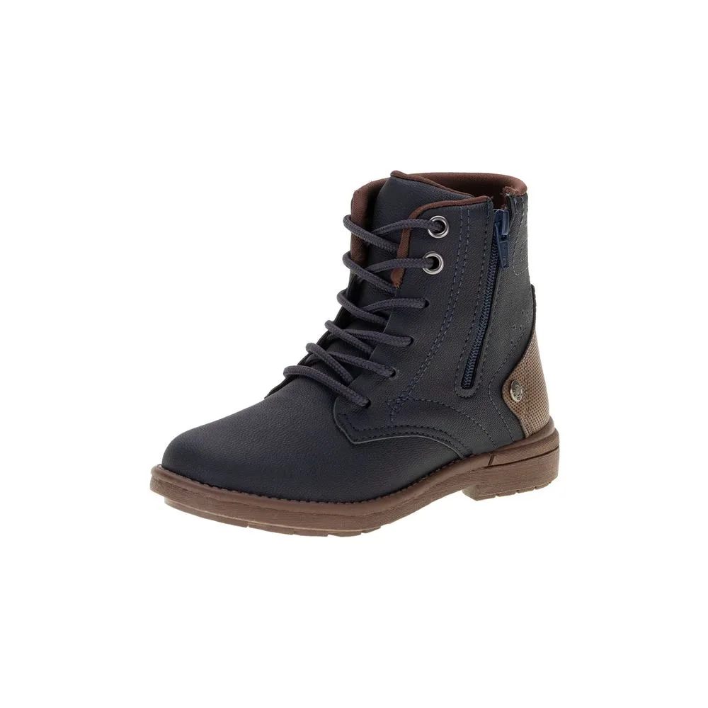 Bota Infantil Masculina Walk Kidy 0860109 MARINHO 33