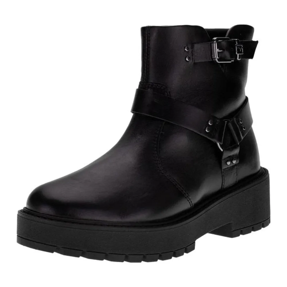 Bota Feminina Cano Baixo Ramarim 2498104 PRETO 34