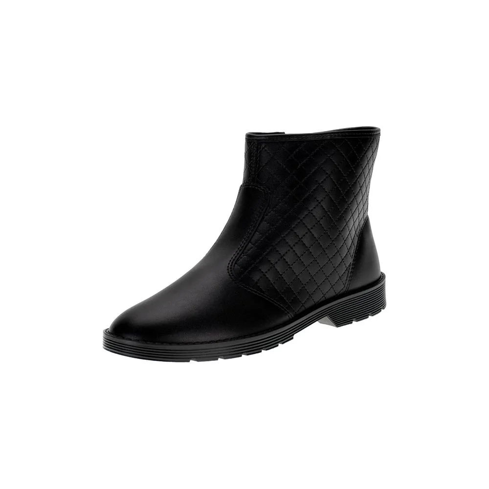 Bota Feminina Cano Baixo Moleca 5345101 PRETO 34